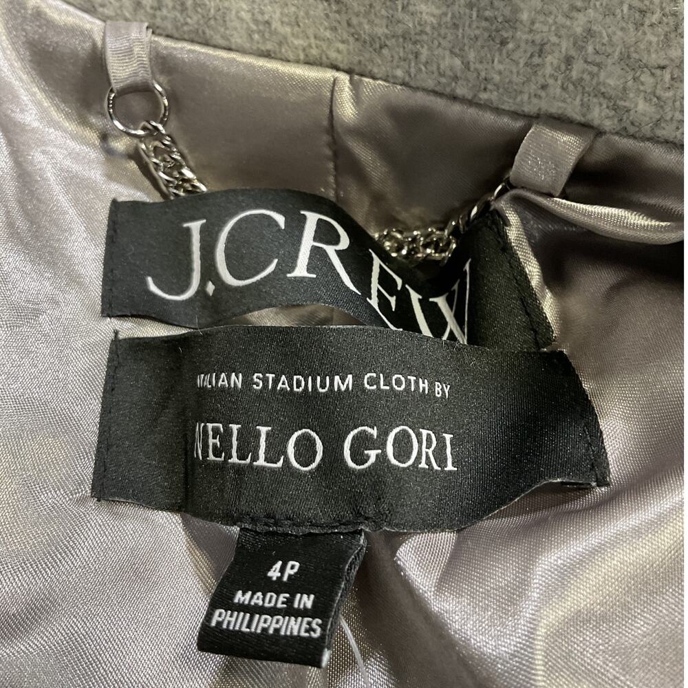 J.Crew Petite Heather Dusk Chateau Parka Size 4 Petite - Picture 4 of 5